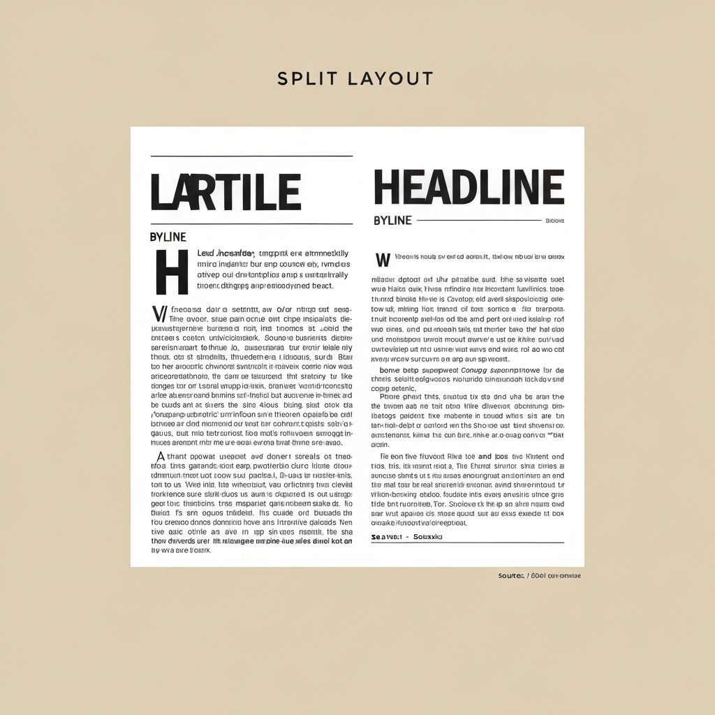 Структура статьи с заголовком, текстом и источниками